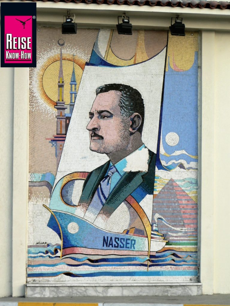 Mosaik von Gamal Abdel Nasser