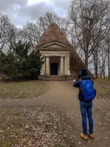 Grabpyramide im Landschaftspark zu Machern (bei Leipzig)